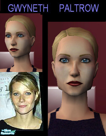 Sims 2 — Gwyneth_Paltrow by Trash — ..