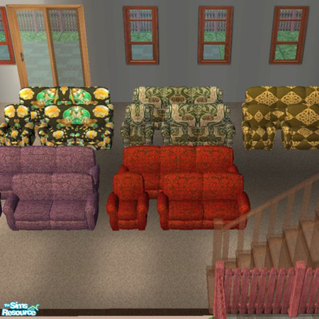 Sims 2 — Celtic Couch Collection by Irish Pride — Irish Pride Interior Designs presents the Celtic Couch Collection. This