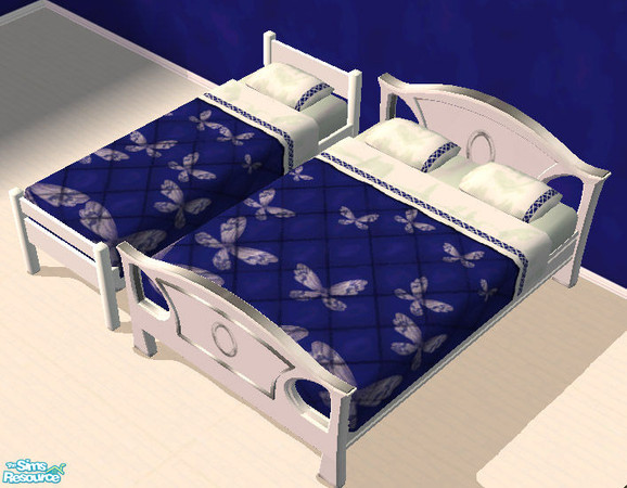 Sims 2 — Fairy Butterfly bedding by solfal — A butterfly bedding that matches both Fairy sets 