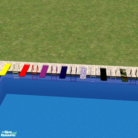 Sims 2 — Custom Pool Set by Irish Pride — Irish Pride Interior Designs presents the custom pool set. This set comes in a