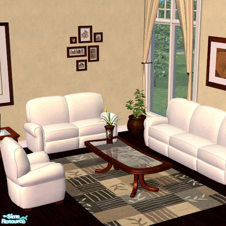 Sims 2 — Albatros Collection Livingroom Sofas by cemre — Three size of sofas included in one download.. Dark brown, brown
