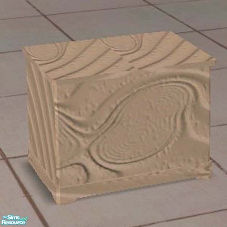 Sims 2 — Simple pine wood box by buntah — This is part of my Buntah's Boxes set.