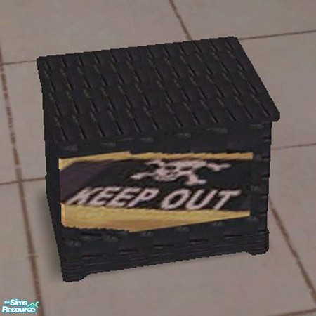 Sims 2 — Pirate's Private Chest by buntah — This is part of my Buntah's Boxes set. A great place for little boys to store