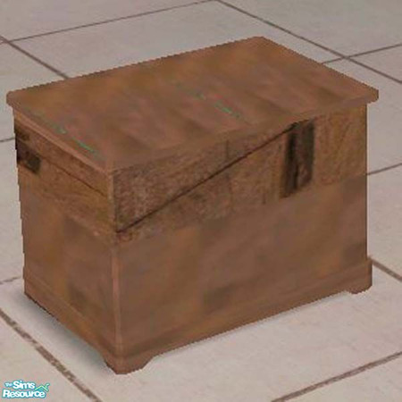 Sims 2 — Antique Chest by buntah — This is part of my Buntah's Boxes set.