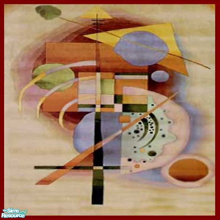 Sims 2 — tpjrModernRugSet by tpjrdog — Hand woven modern 4 tile rug