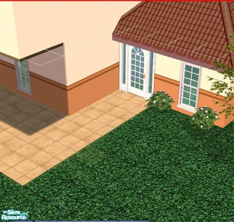 Sims 2 — Two toned Stucco by MidnightRose — Where I live in California, you will find alot of this type of texture used