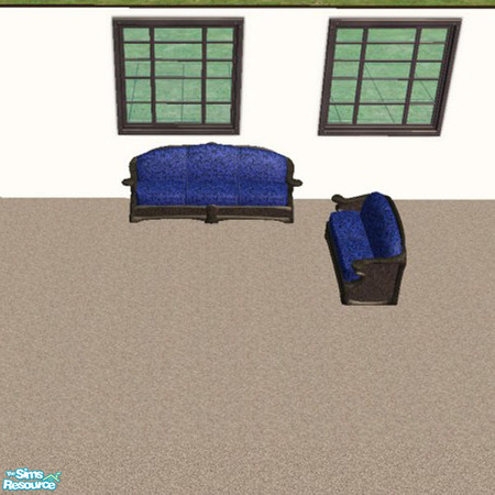 Sims 2 — Black Sofa Frame by Irish Pride — Irish Pride Interior Designs presents the black couch frame for the Crystal