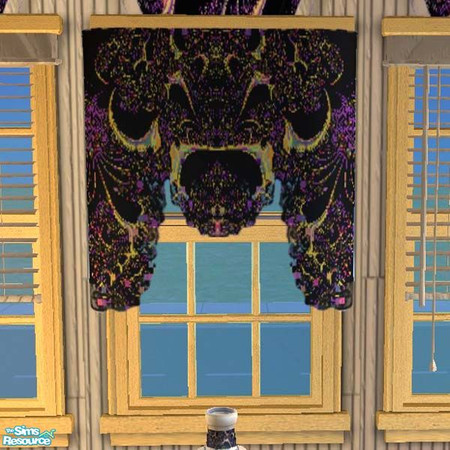 Sims 2 — Jazzy curtains by buntah — These are the curtains for my Home Office set.