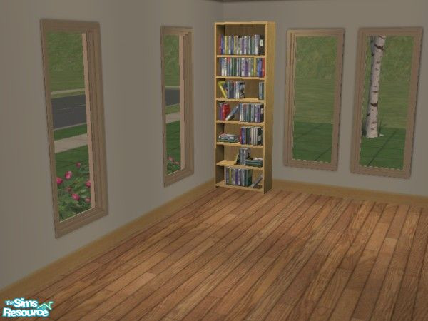 Sims 2 — Bookcase by toriamos — Light wood bookcase. The set has been updated with Simpe v 0.15