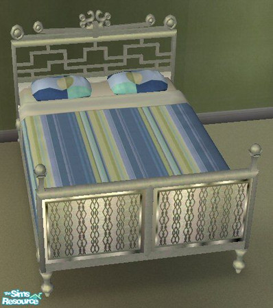 Sims 2 — Porcelain Silo Bedframe by TSR Archive — Bedframe for the Porcelain Silo Bedroom