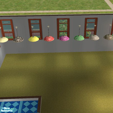 Sims 2 — Multi-Colored Ceiling Lights by Irish Pride — Irish Pride Interior Designs presents the multi-colored ceiling