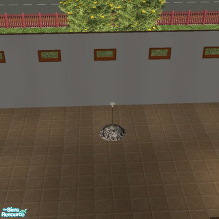 Sims 2 — Black Ceiling Light by Irish Pride — Irish Pride Interior Designs presents the black ceiling light. *Updated for