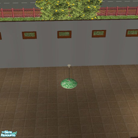 Sims 2 — Green Ceiling Light by Irish Pride — Irish Pride Interior Designs presents the green ceiling light. *Updated for