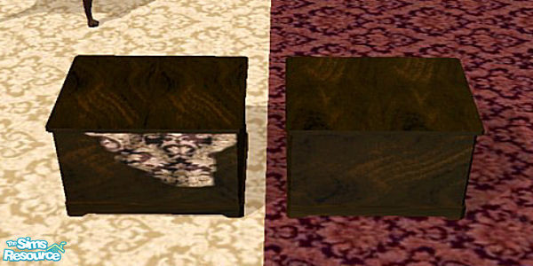 Sims 2 — Fancy bedroom box by Cori27 — box without blanket, part of the fancy bedroom set