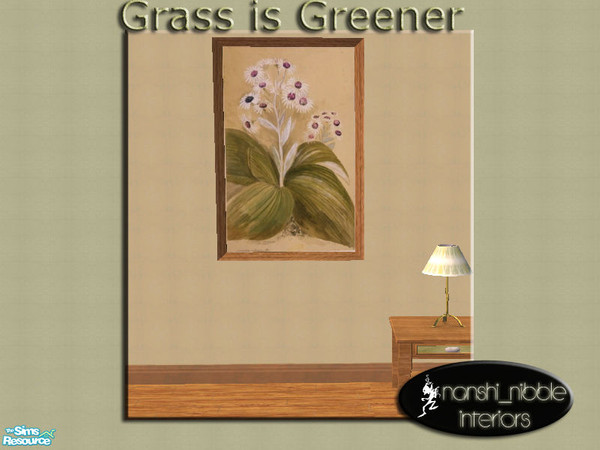 Sims 2 — Grass is Greener Painting 002 by TSR Archive — Painting by E.C. Harris (1890) part of the grass is greener set