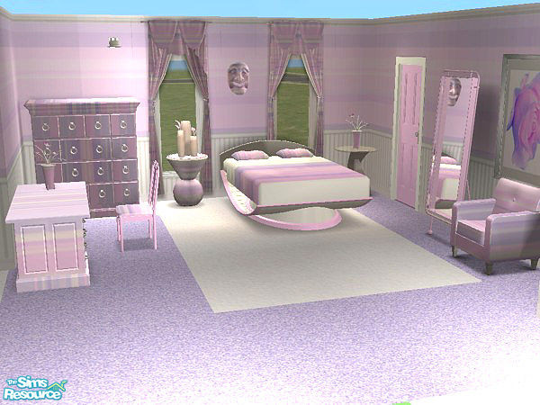 Sims 2 — Pretty in Pastels Collection by miss_beki — Soft Pastels Bedroom Collection.