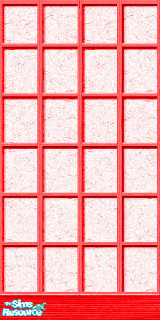 Sims 2 — Red by ive — Paper screen paneling: red.
