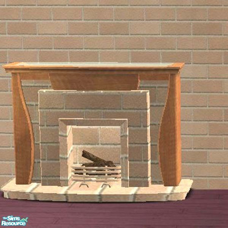 Sims 2 — Country kitchen fireplace BASE by buntah — This is the fireplace for my Country Copper Kitchen set.