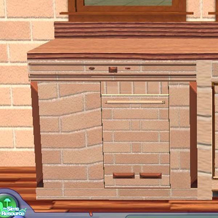 Sims 2 — Country Trash Compactor by buntah — This is the trash compactor for my Country Copper Kitchen set.