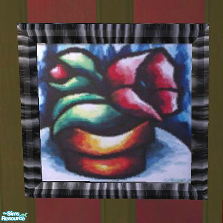 Sims 2 — Flower Painting by buntah — This is the painting for my Cozy and Warm set.