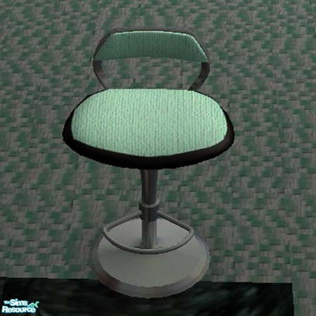Sims 2 — Mint bar stool by buntah — This is the bar stool for my Mint Madness set.