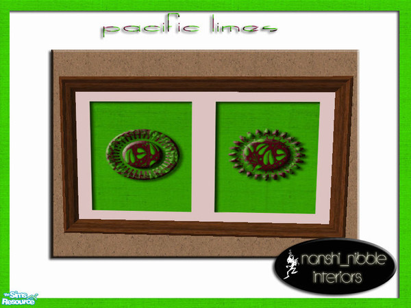 Sims 2 — Pacific Limes painting by TSR Archive — Painting by nanshi_nibble ;) part of the pacific lime set. 