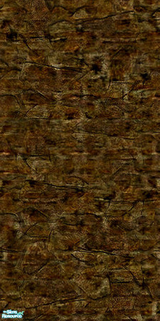 Sims 2 — Medieval set / Brown Stone Wall by Axanterre — Costs: 12