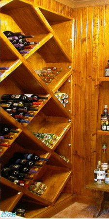 Sims 2 — Wine Cellar at Constantia Vista - Panel 2 by TrailRunner782 — A picture of the wine cellar at Constantia Vista