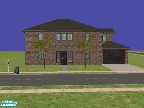 Sims 2 — The Ferguson by devoted2rusty — This old rustic feeling home features an open floor plan with 1/2 bath, laundry