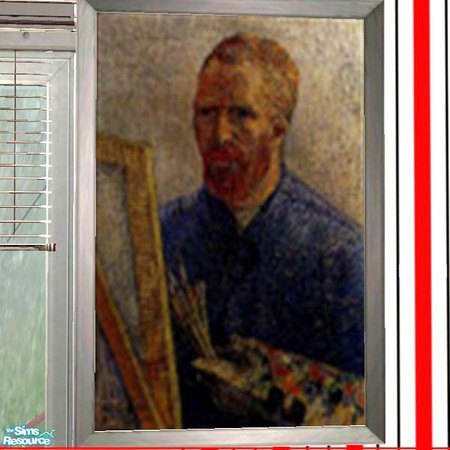 Sims 2 — Van Gogh Painting by buntah — This is the Van Gogh Painting for my Artist's Office set.