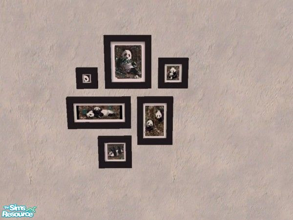 Sims 2 — Panda Collage by Bitzybus — Collage with panda bears.