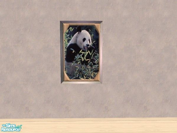 Sims 2 — Panda painting by Bitzybus — A painting for panda lovers.