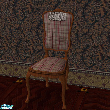 Sims 2 — VictorianBlushSideChairF by arenaria — A nice little Victorian Side chair. Look for other matching objects,