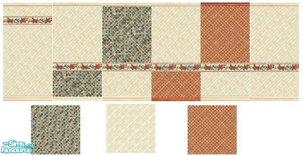 Sims 2 — Red Lilly by Trollsan — A nice bathroom set.