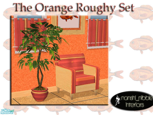 Sims 2 — The Orange  Roughy Set - plant by TSR Archive — The Orange Roughy Set 