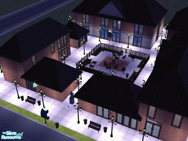 Sims 2 — Antibes Square by Jasminevs81 — This community lot is full of all the amenities for your sims! The kids can play