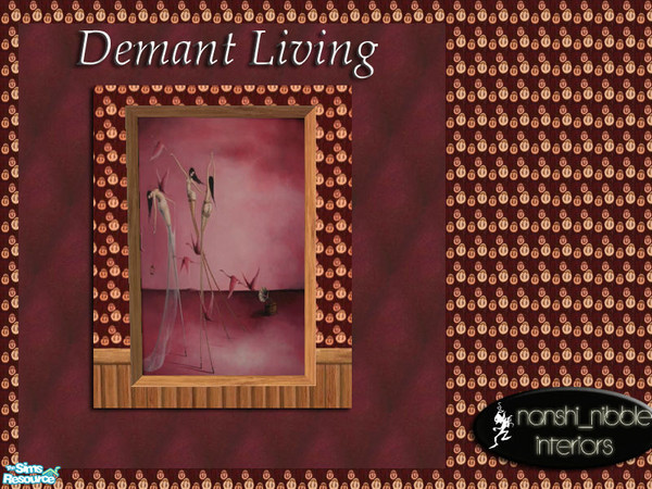 Sims 2 — Demant Living - Rozi Demant Painting - by TSR Archive — Special thanks to the beautiful works of art of Rozi