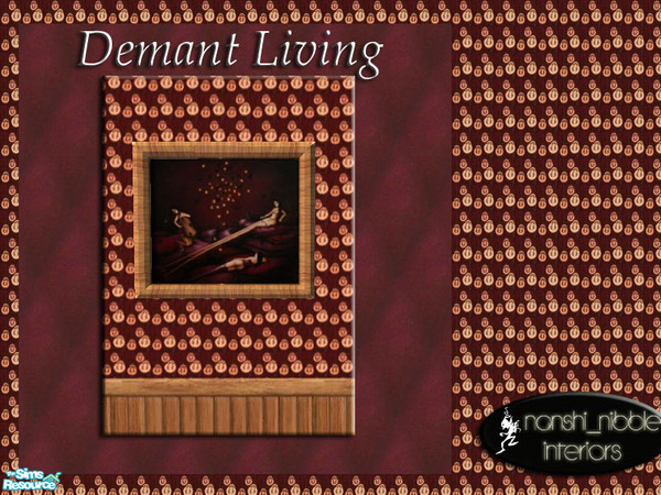 Sims 2 — Demant Living -  Rozi Demant Painting - by TSR Archive — Special thanks to the beautiful works of art of Rozi