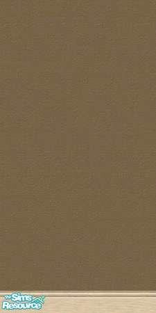 Sims 2 — Lekker Paint, Basic Brown with basebord by Lekker Sims — Your basic paint treatment, with a hint of texture, in