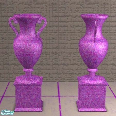 Sims 2 — Purple Urn by buntah — This is the urn for my Total Decadence set.