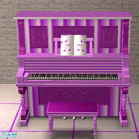 Sims 2 — Wild piano by buntah — This is the piano for my Total Decadence set. Requires RGiles' and Numenor's color