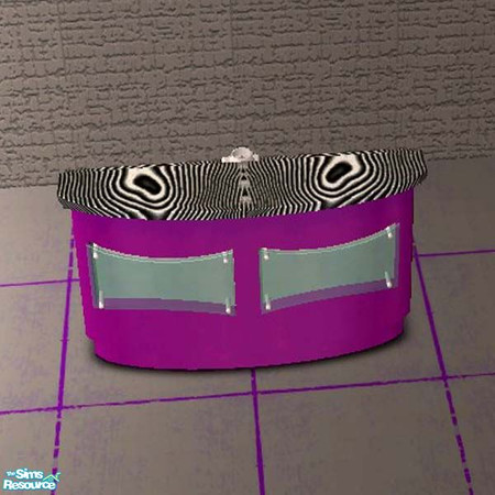 Sims 2 — Purple bar by buntah — This is the bar for my Total Decadence set. This object has been FIXED. I noticed it was