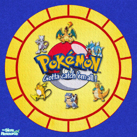 Sims 2 —  by Bitzybus — Four tile rug to go with the set.