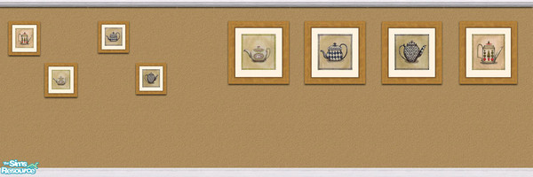 Sims 2 — Ecru by Mutske — Nice ecru with paintings.