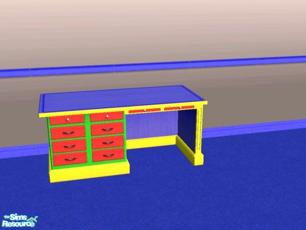 Sims 2 — Desk by Bitzybus — 