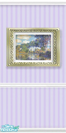 Sims 2 — Lavender Scented Wall Covering #3 by Cashcraft — Wall Treatment for the Lavender Scented Bedroom Set. Created by