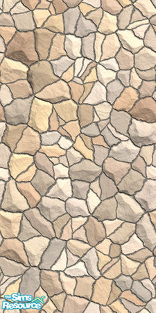 Sims 2 — Cobblestone wall by buntah — This is the cobblestone wall from my Stone Walls and Floors set.