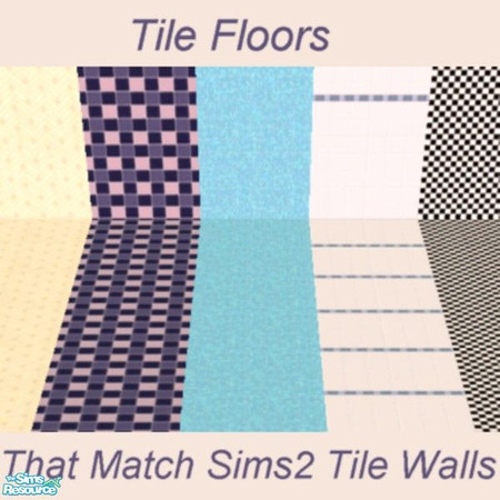 Sims 2 — DG Floor Tile Set by Dgandy — Matches Sims2 Tile Walls.