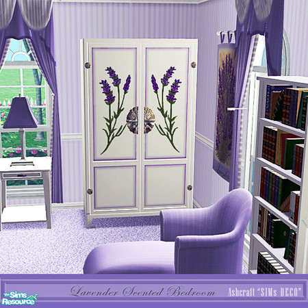 Sims 2 — Lavender Scented Armoire "Dresser" by Cashcraft — The scent of lavender will linger in your clothing