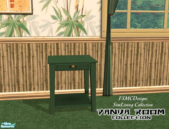 Sims 2 — FSMCDESIGNS Panda Room Endtable by FSMCDESIGNS — Part of my PANDA ROOM Collection